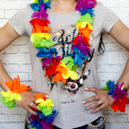 Гавайський набір (леї, браслети, вінок)