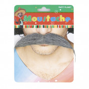 Вуса накладні карнавальні Козацькі (сиві)