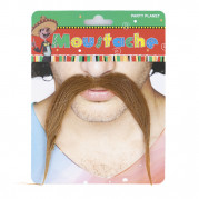 Вуса накладні карнавальні Підкова (коричневі)