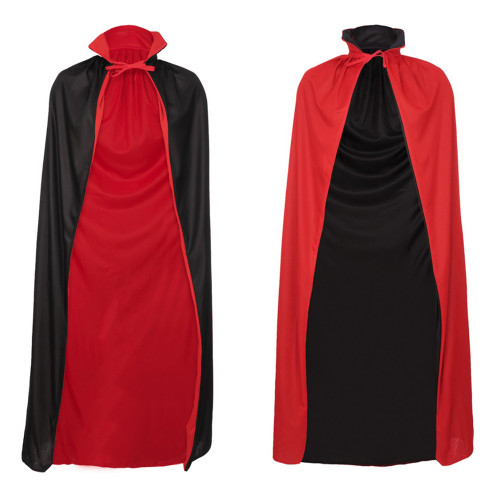 Карнавальний плащ Дракули (чорно-червоний)