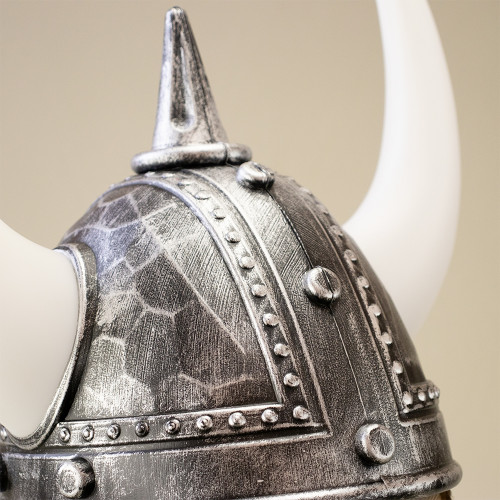 Шолом Варяга з рогами (срібло антик)