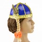 Шолом Вікінга з кісками (синій)