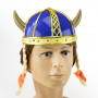 Шолом Вікінга з кісками (синій)