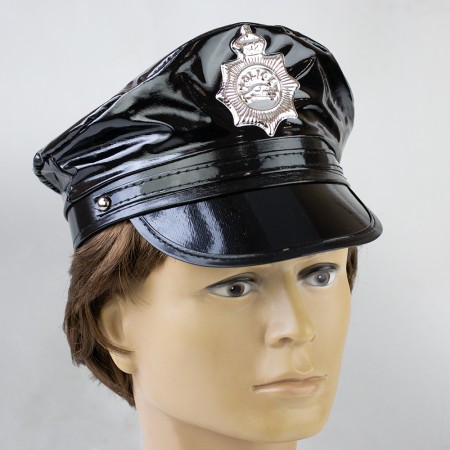 Кашкет Поліцейського лакова