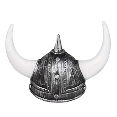 Шолом Варяга з рогами (срібло антик)