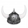 Шолом Варяга з рогами (срібло антик)