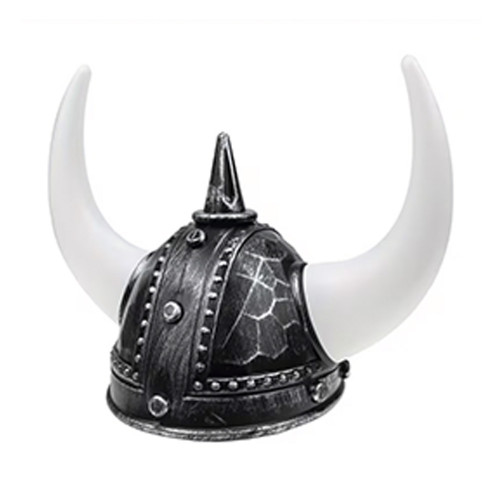 Шолом Варяга з рогами (срібло антик)