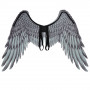 Крила Косплей 75х105 см (сірі із чорним)