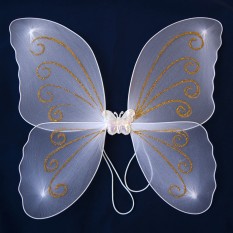 Крылья Бабочки 40х40см средние (белые)