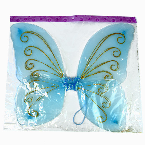 Крылья Бабочки 40х40см средние (голубые)