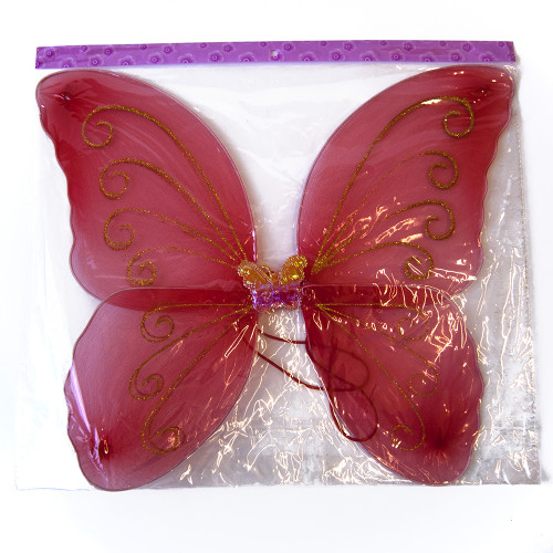 Крила Метелика 40х40см середні (червоні)