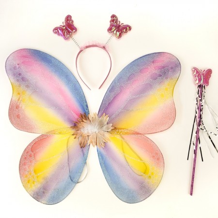 Набор Бабочки Карнавальный 50х38см 11769 (радужный)