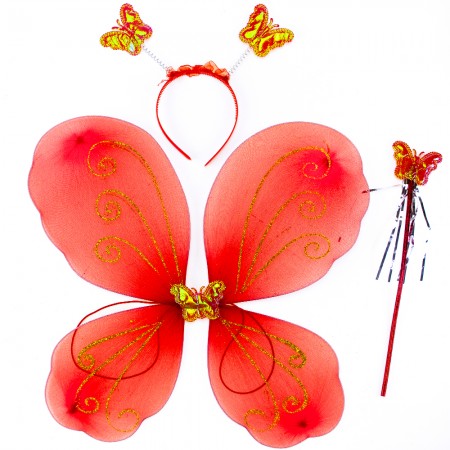 Набір Метелика Карнавальний 50х38см (червоний)