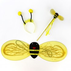 Набор Пчелка (крылья, волшебная палочка, обруч с антенками)