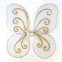 Крила Метелика 40х40см середні (білі)