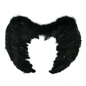 Крила Ангела Великі 60х45см (чорні)