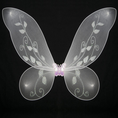Крила Метелика 40х40см середні (білі)