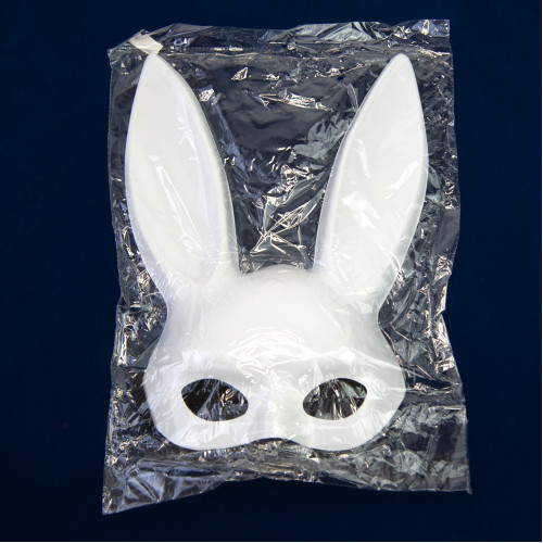 Маска Кролик PlayBoy Lux (белая)