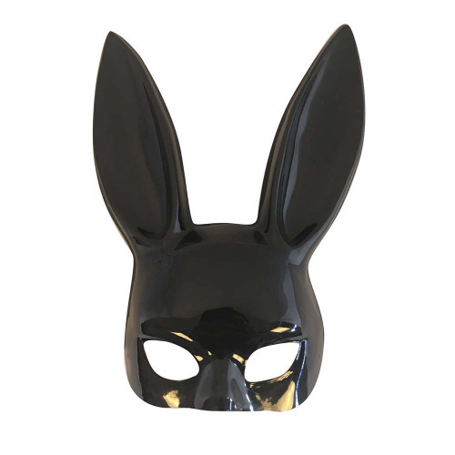 Маска Кролик PlayBoy Lux (черная)