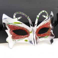 Венецианская маска Бабочка (серебро)