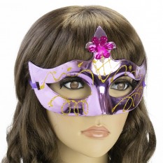 Венеціанська маска Луїза (фіолетова)