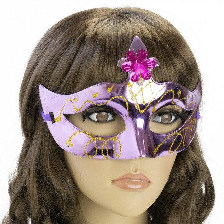 Венеціанська маска Луїза (фіолетова)
