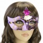 Венеціанська маска Луїза (фіолетова)