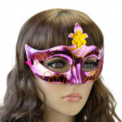 Венеціанська маска Луїза (рожева)