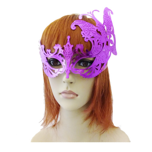 Венецианская маска Баттерфлай (малиновая)