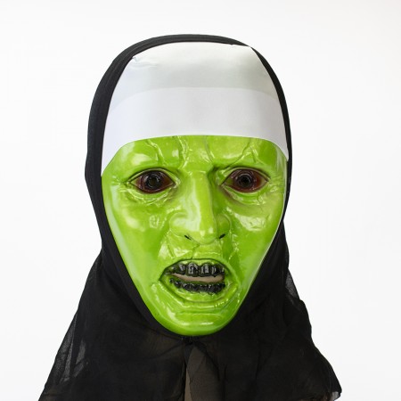 Маска Монахиня зомби (зеленая)