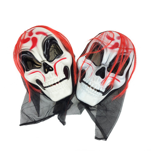 Маска Смерть з капюшоном (біла)