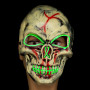 Маска Череп кривавий з зеленим