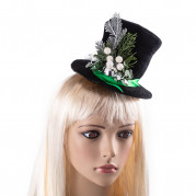 Карнавальний капелюшок на шпильках новорічний Ноель 9218