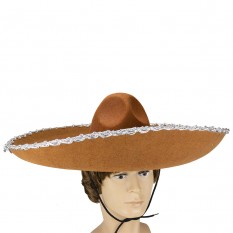 Шляпа Сомбреро Мариачи (коричневая)