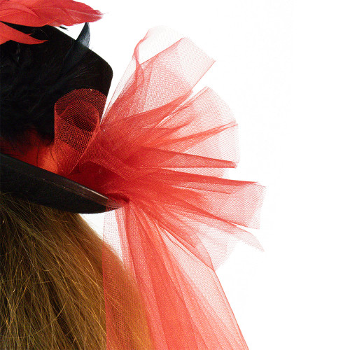 Капелюх Стімпанк Леді Роузвуд 13299 (червоний)