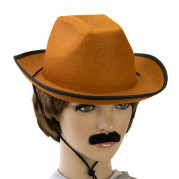 Капелюх дитячий Ковбой фетр (коричневий)