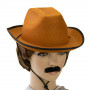 Капелюх дитячий Ковбой фетр (коричневий)