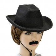 Капелюх дитячий Ковбой фетр (чорний)