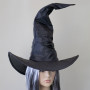 Капелюх Відьми з великими полями (чорна)