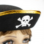 Капелюх дитячий Пірата фетр (чорний з золотим)