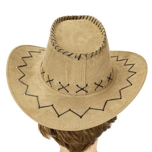 Капелюх Ковбоя замша (бежевий)