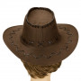 Шляпа Ковбоя замша (коричневая)