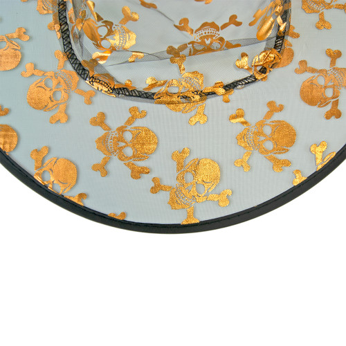 Капелюх Ковпак капроновий (чорний з золотим)