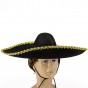 Шляпа Сомбреро Мариачи (черная с золотом)