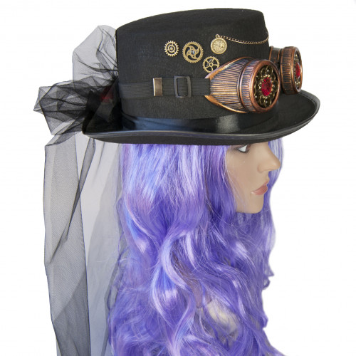 Капелюх Стімпанк Леді Механіка 11424