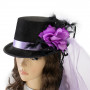 Капелюх Стімпанк Леді Роузвуд 13300 (бузкова)