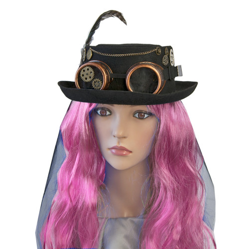 Капелюх Стімпанк Медіум Лаура 9191