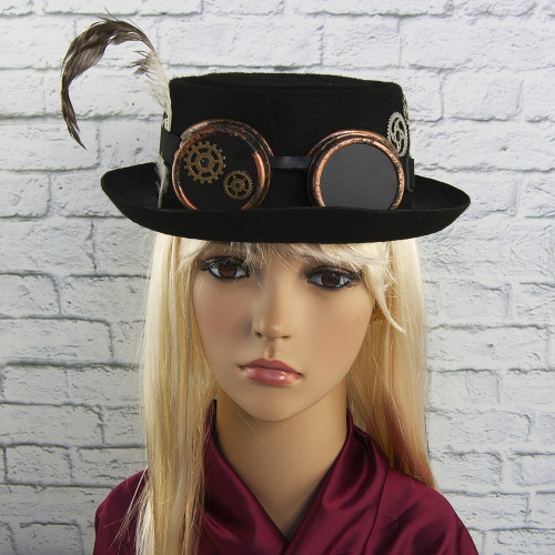 Капелюх Стімпанк Медіум Лаура 9191