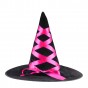 Шляпа Ведьмы с лентой розовой