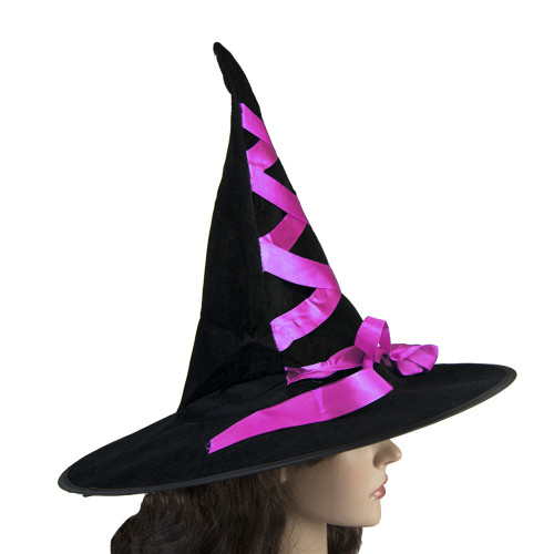Капелюх Відьми з стрічкою рожевою